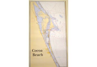 Cocoa Beach Nautical Chart 