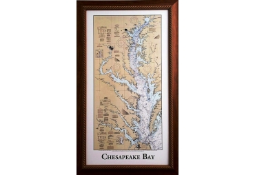 Chesapeake Bay Nautical Chart 