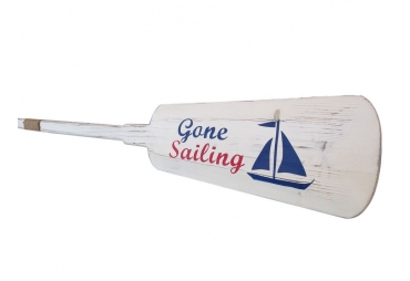 Wooden Rustic Gone Sailing Decorative Rowing Boat Oar 62"