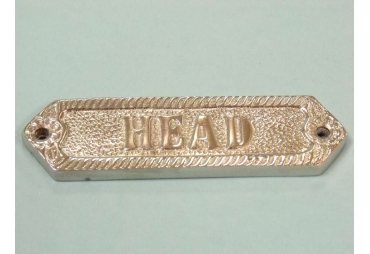 Chrome Head Sign 6"