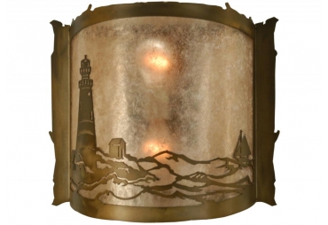 15"W Lighthouse Wall Sconce Meyda Tiffany