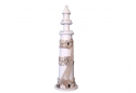 Wooden Sea Shells Lighthouse 23"