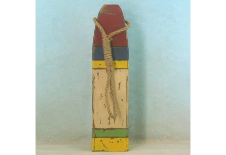 Wooden Mulit-Color Buoy 22"