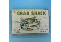 Wooden Crab Shack Beach Sign 16"