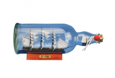 Star of India Ship in the Bottle 11"