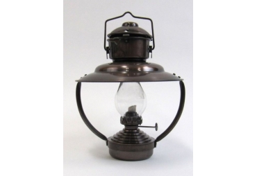 Iron Trawler Lamp / Oil Lamp Antique Finish