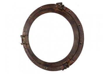 Rustic Aluminum Porthole Window 20'"