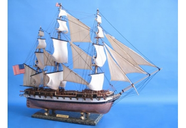 USS Constellation Limited Wooden Tall Ship Model  37"