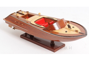 Runabout Wooden Speed Boat Model 