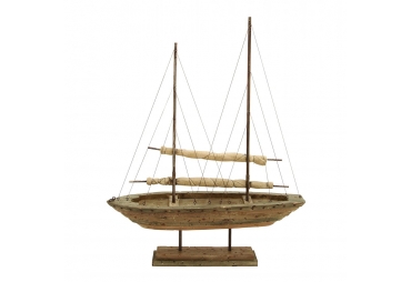 Decorative Wooden Sailboat 