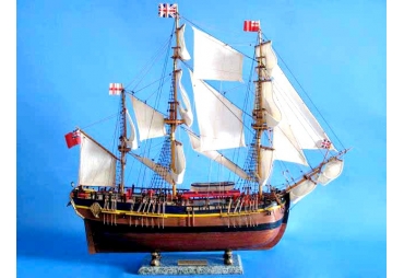  HMS Endeavour Wooden Tall Ship Model Limited Edition 