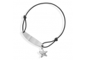 Adjustable ID Bracelet with Starfish Charm