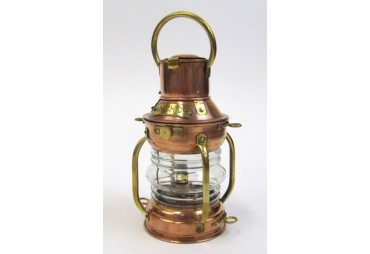 Copper Ship Light Anchor Lamp with Oil Burner 