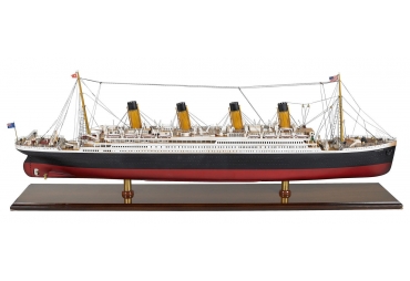 Ocean Liner Famous Titanic Wooden Ship Model 