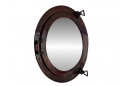 Classic  Antique Copper Porthole Mirror 20"