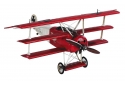 Red Baron's WWI Fokker Wooden  Triplane Desktop Model 