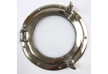 Ship's Porthole Window Chrome Finish 11" 