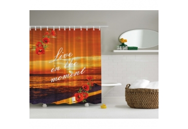 Sunset on the Beach Shower Curtain 