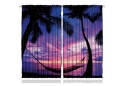 Sunset at the Beach Curtain Panel Set 