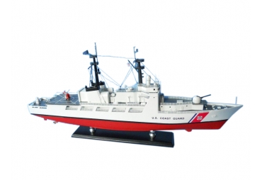 USCG High Endurance Cutter Wooden Boat Model 