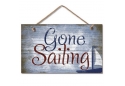 Gone Sailing Sign 10"