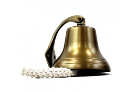 Aluminum Bell Brass Finish Antique