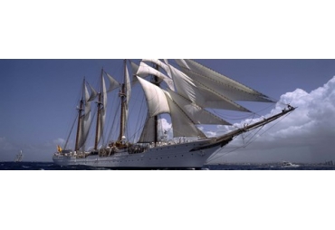 Tall ship in the sea, Puerto Rico