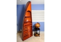 Canoe Book Case  Red Cedar