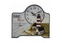 Land And Sea Wooden Clock 9"