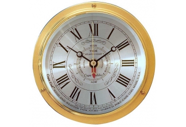 Cape Cod Time and Tide Clock in Brass