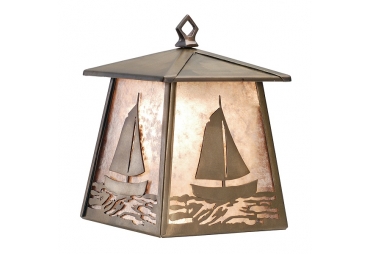 Sailboat Wall Sconce Meyda Tiffany Custom Made in USA