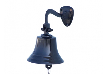 Black Bronze Hanging Ship's Bell 6"