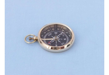 Solid Brass 19th Style Compass