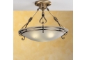 Two Light 18.9 Inch Wide Semi-Flush Ceiling Fixture from the Dali Collection